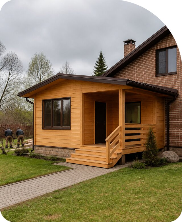 Деревянный домик в Апатитах по цене от 388950 р. | РадиДОМА-Птт